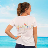 Paradise-ville V-neck Fashion T-shirt