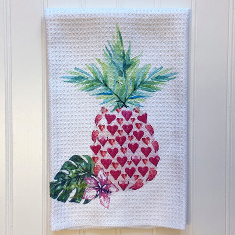 Pineapple Love Microfiber Dish Towel
