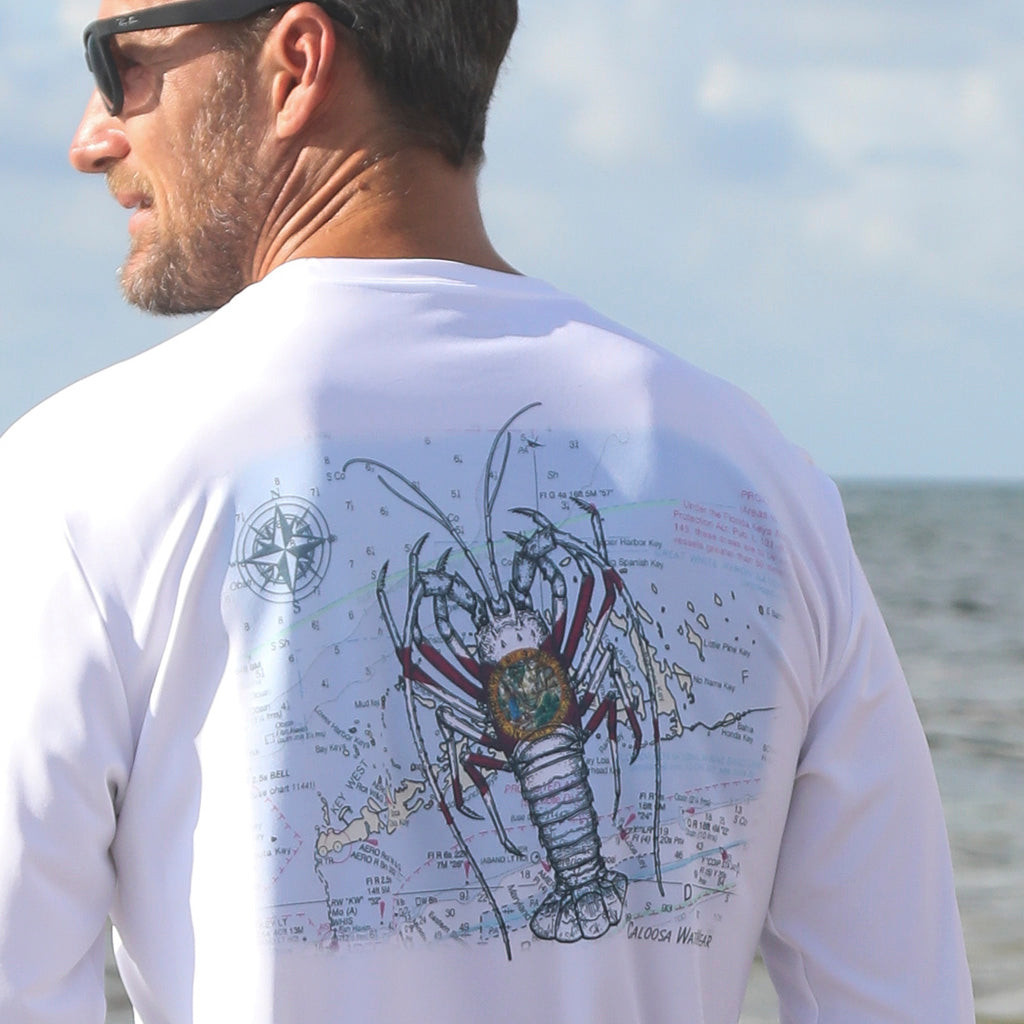 Florida Lobster Chart Ultra Comfort Shirt L