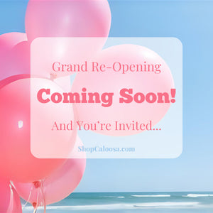 We’re Back – and Better Than Ever! Caloosa WaterWear Grand Re-Opening SALE 🎉