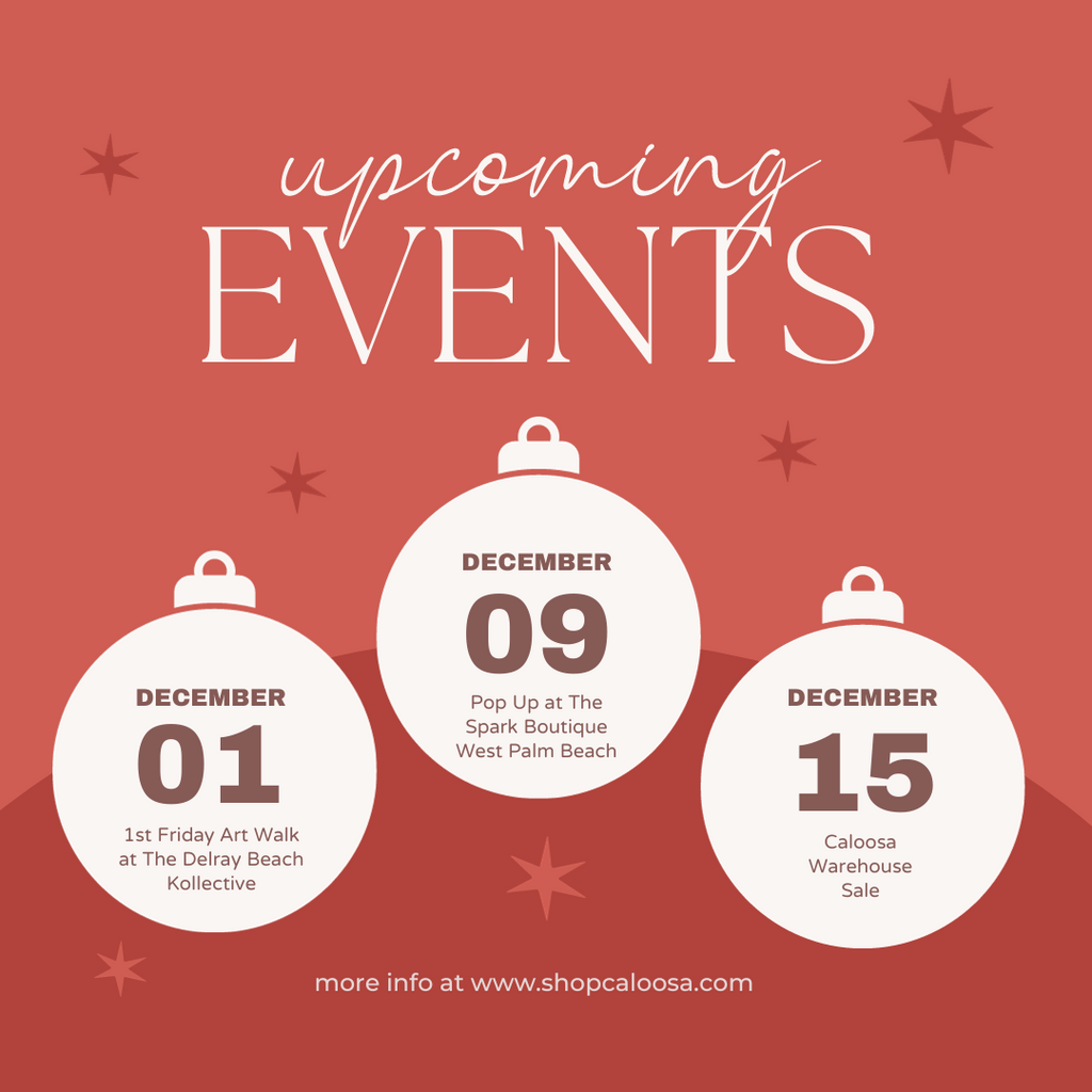 Dive into the Holiday Spirit with Caloosa WaterWear: December 2023 Events