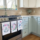 Coastal Christmas Microfiber Dish Towels