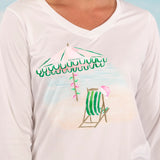 Christmas Cabana UPF 50 Performance Long Sleeve Ultra Comfort Shirt