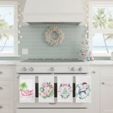Coastal Christmas Microfiber Dish Towel Bundle