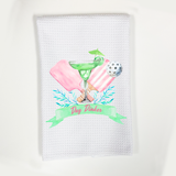 Pickleball Gift Set for Women – Tumbler, Coasters & Dish Towel