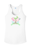 Women’s Pickleball Racerback Tank Top – Day Dinker UPF 50