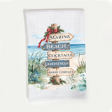 Directions to Christmas nautical waffle-weave dish towel