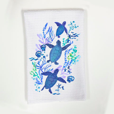 Turtle Hatchling Microfiber Dish Towel