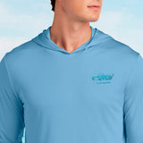 Fish Boat Hooded Performance Ultra Comfort Shirt