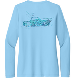 Women's Crew Neck Fishboat UPF 50 Performance Ultra Comfort Shirt