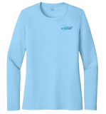 Women's Crew Neck Fishboat UPF 50 Performance Ultra Comfort Shirt