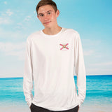Florida Fishing Flag UPF 50 Performance Ultra Comfort Shirt