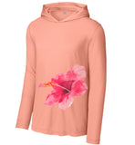 Hibiscus Hooded UPF 50 Performance Ultra Comfort Shirt