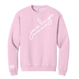 JLPB Script sweatshirt with Puff Printing