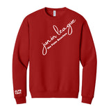 JLPB Script sweatshirt with Puff Printing