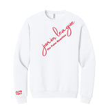 JLPB Script sweatshirt with Puff Printing