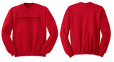 85th Anniversary JLPB crew neck sweatshirt with Puff Printing