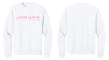 JLPB crew neck sweatshirt with Puff Printing