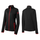 JLPB Fleece Full Zip Jacket with contrast trim