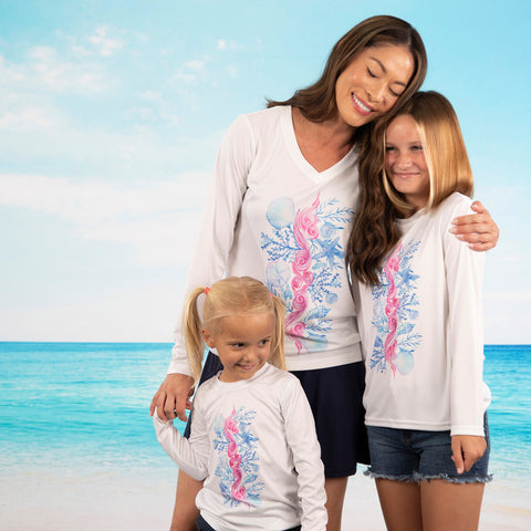 Mommy & Me Shell Yeah Ultra Comfort Shirt Set