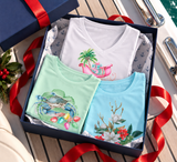 Women’s Christmas Crab UPF 50 Long Sleeve Performance Shirt