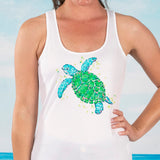 Sea Turtle UPF 50 Performance Ultra Comfort Tank Top