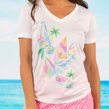 Sail Away Short Sleeve UPF 50 Performance Ultra Comfort Shirt