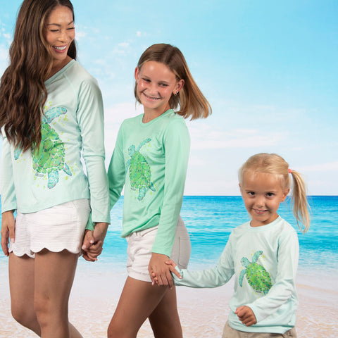 Mommy & Me Sea Turtle Ultra Comfort Shirt Set