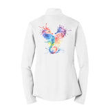 Seahorse Love Quarter Zip UPF 50 Performance Ultra Comfort Shirt