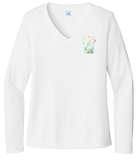 Women’s Long Sleeve Pickleball Shirt – Tropical Pickleball UPF 50