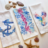 Beach Inspired Microfiber Dish Towels