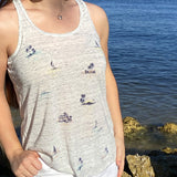 Beach Life Racer Back Tank Top