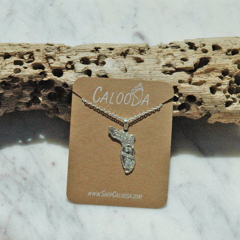 STERLING SILVER FLORIDA NECKLACE