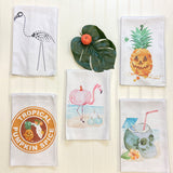 Tropical Halloween Microfiber Dish Towels