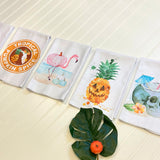 Tropical Halloween Microfiber Dish Towels