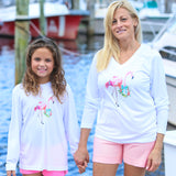 Holiday Flamingo Performance UPF 50 Ultra Comfort Shirt