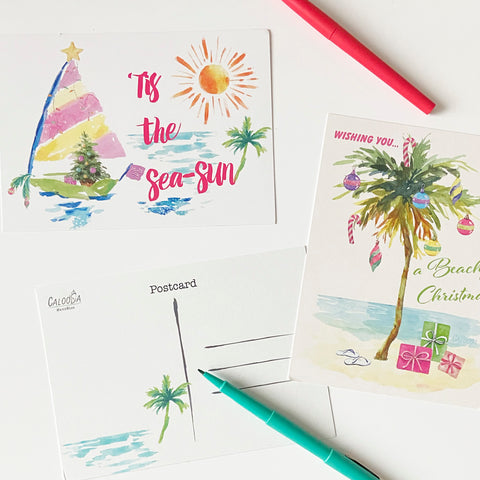 Holiday Postcards, pack of 10