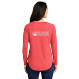 JLPB Raglan Sleeve Heathered Long Sleeve T-shirt