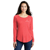 JLPB Raglan Sleeve Heathered Long Sleeve T-shirt