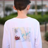 Caloosa Kids Santa Flying Over Florida Ultra Comfort Shirt