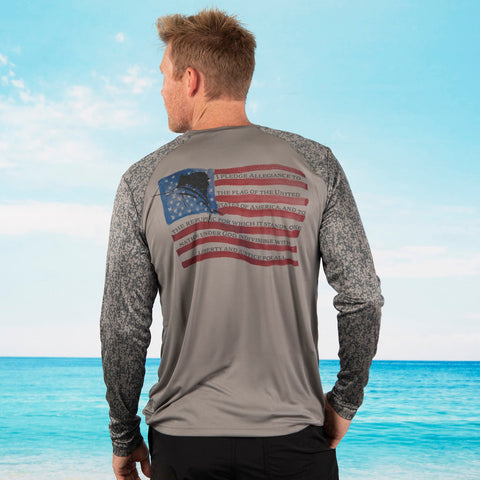 Sailfish Pledge Ultra Comfort Shirt with Camo Sleeves