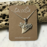 STERLING SILVER SHARK'S TOOTH NECKLACE