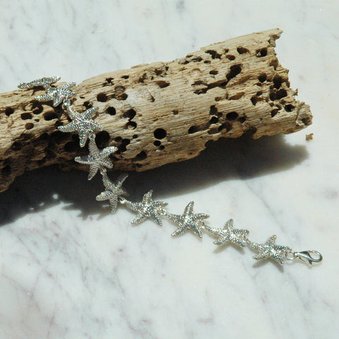 STERLING SILVER STARFISH BRACELET