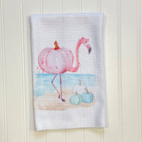 Tropical Halloween Microfiber Dish Towels