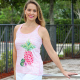 Wholesale Pineapple Love Racer Back Tank Top