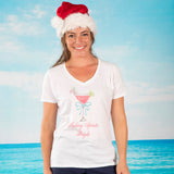 Wholesale Holiday V-neck Fashion T-shirts